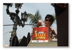 Vijay awards bus flagged off - Images