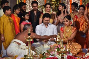 Actress Jyothi Krishna and Arun Anand Raja Wedding