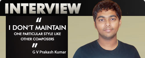 G V Prakash Kumar