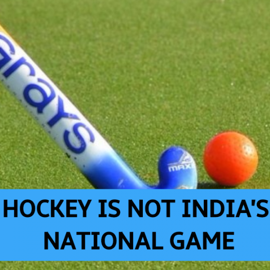 Hockey is not India's national game