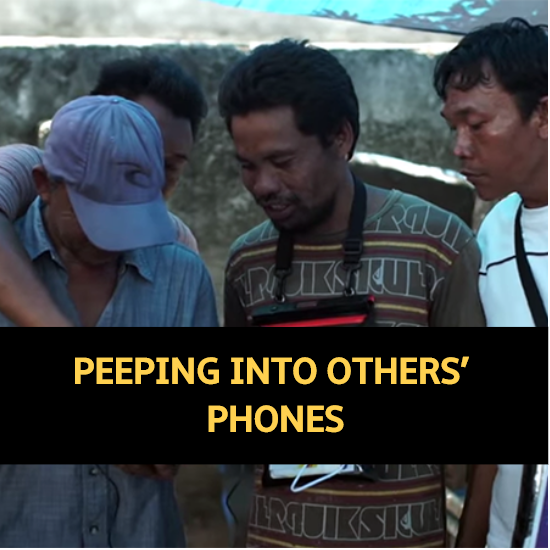 Stop peeping into others’ phones
