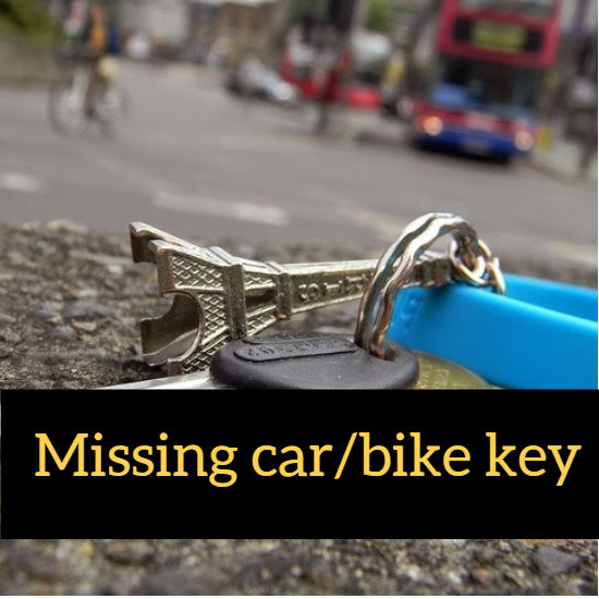 Missing car/bike key