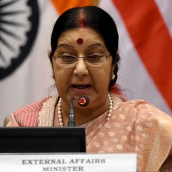 External Affairs Minister Sushma Swaraj