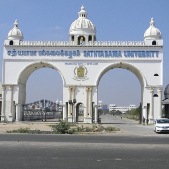 Sathyabama Institute of Science and Technology, Chennai > rank 68