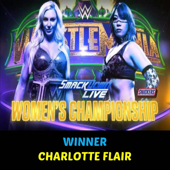 SmackDown Women’s Championship: Charlotte Flair (c) vs. Asuka