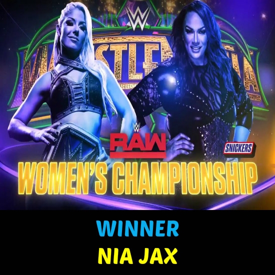 Raw Women’s Championship: Alexa Bliss (c) vs. Nia Jax