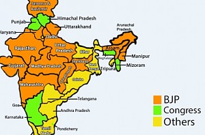 16 States are currently ruled by BJP