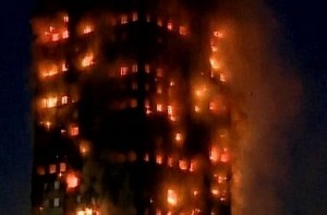 6 killed in the 24-storey Grenfell Tower in London