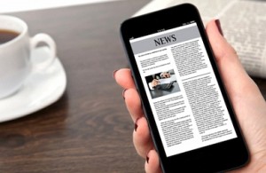 85% of US adults read news on a mobile device
