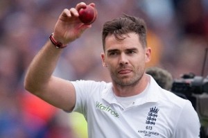 Anderson becomes first fast bowler to take 300 wickets at home