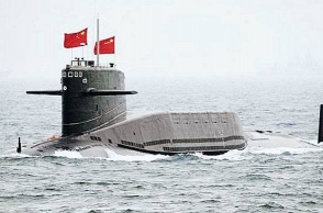 China deploys submarine in Indian Ocean