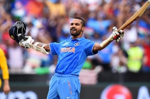 Dhawan's June ODI run tally 2nd most by an Indian in a month