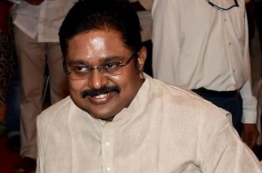 Dhinakaran back in Chennai after a month