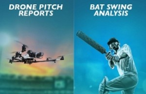 Drones for advanced pitch analysis at ICC Champions Trophy 2017