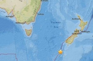 Earthquake of 6.8 magnitude strikes off New Zealand