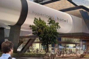 Hyperloop Hotel lets tourists travel between cities without leaving their rooms