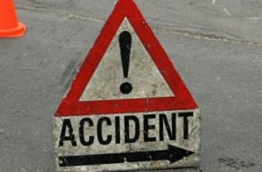 Bus carrying 35 people falls over from flyover, 2 dead