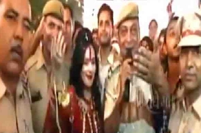 Cops in soup after dance video with Godwoman goes viral
