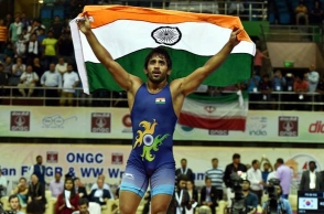 Indian wrestler wins gold medal in Asian Wrestling Championship