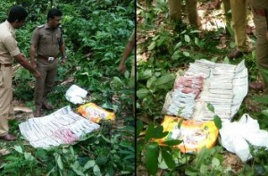 Kerala police seizes explosive materials