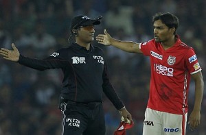 KXIP bowler fined for snatching cap from umpire