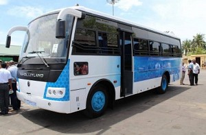 MTC test drives electric bus