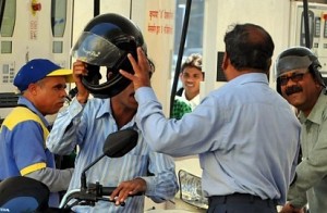 'No helmet No petrol': Lucknow