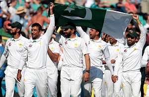 Pakistan test team made record-setting winning