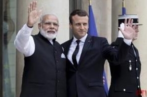 PM Modi meets French President Macron