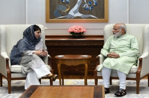 PM to follow Vajpayee's path to solve J&K issue: Mehbooba