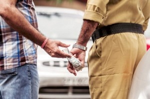 Police official arrested for taking bribe and seeking sexual favours