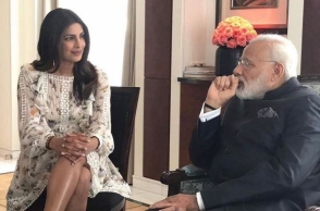 Priyanka Chopra shares photo of herself with PM Modi in Berlin
