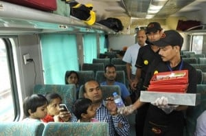 Railways starts delivering Domino's, McDonald's on trains