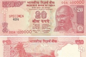RBI to issue new Rs 20 notes