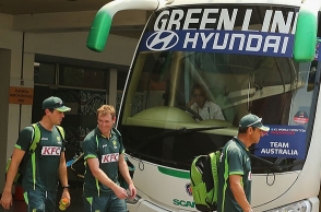 Australian team bus hit by stone in Bangladesh