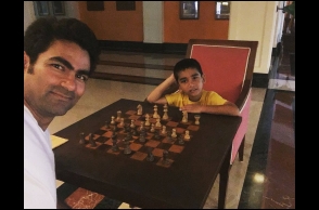 Kaif faces social media backlash for playing chess with his son