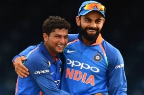 Kuldeep Yadav's hat-trick gives India 2-0 lead