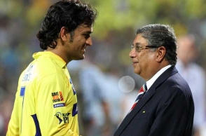 MS Dhoni opens up about his relationship with N Srinivasan