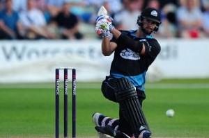 Ross Whiteley slams Six Sixes in an over