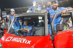 Twitter reacts to Dhoni driving team around in Bumrah's car