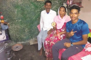 U-16 national, Rickshaw puller's son breaks record