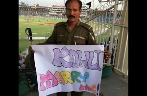 Virat Kohli gets a bizarre proposal from a Pakistan cop