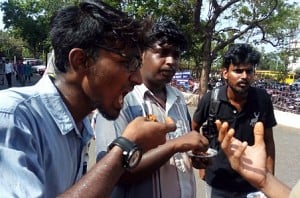 Students from University of Madras conduct beef fest