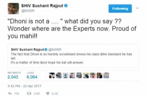 Sushant Singh Rajput takes a dig at Sourav Ganguly