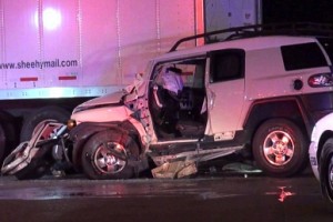 4 dead, 8 injured after SUV-truck slams