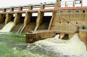 Heavy flow in Krishnagiri dam, flood alert
