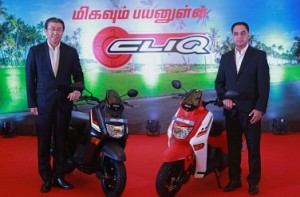 Honda Cliq scooter launched in TN at a price of Rs 44,524