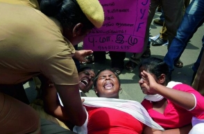 NEET protest still on peak in Chennai