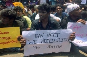 Protest held vigorously in Chennai for NEET