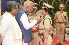 Remember DIG Roopa? She has received a prestigious medal
